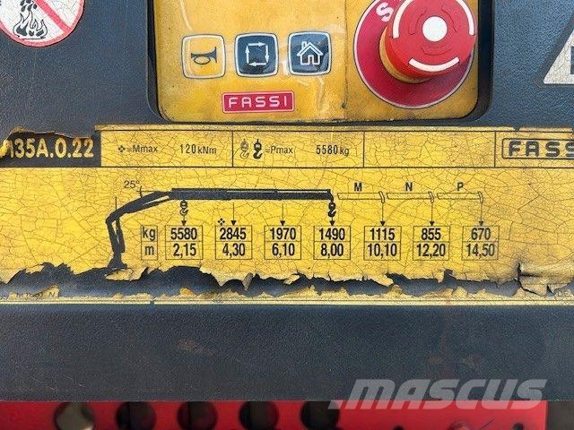 Mercedes-Benz 2636.Big Chassi 13 Ton . LongCh 6x4 Fassi Kran Camiones plataforma