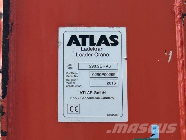 Mercedes-Benz 2648 Pritsche + ATLAS 290.2.E Kran 6x4 Darus teherautók