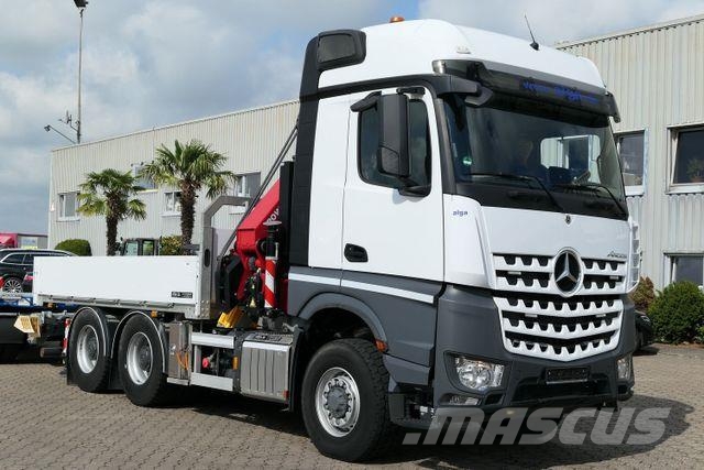 Mercedes-Benz 2651 L Arocs HAD 6x6,HMF 3220,Funk,AHK,Container Camiones grúa