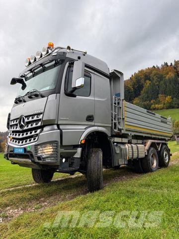Mercedes-Benz 2953 6X4-4NACHLAUFACHSE 2 SEITENKIPPER BORDMATIK Φορτηγά Ανατροπή