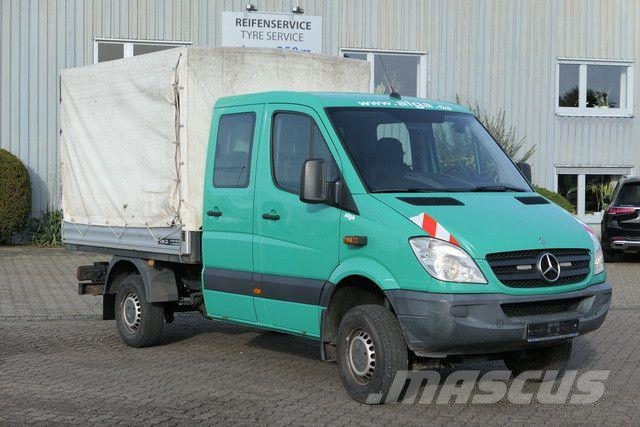 Mercedes-Benz 313 CDI DOKA Sprinter 4x4, Allrad, AHK, 6 Sitze Camión con caja abierta