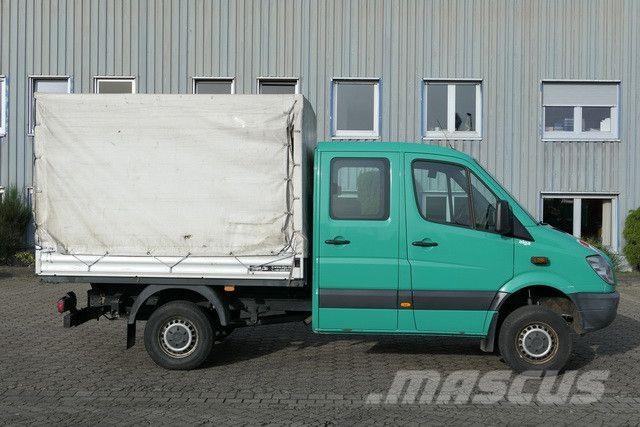 Mercedes-Benz 313 CDI DOKA Sprinter 4x4, Allrad, AHK, 6 Sitze Camión con caja abierta