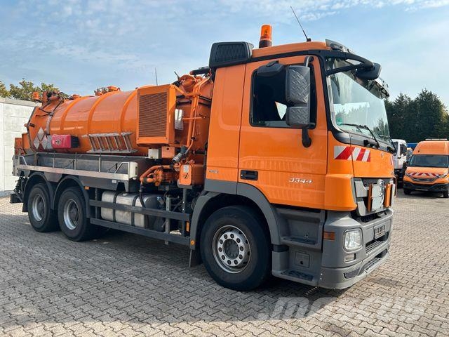 Mercedes-Benz 3344 Actros Saug-Druck Wagen Müller VMF 110EGH Vakuumski tovornjaki