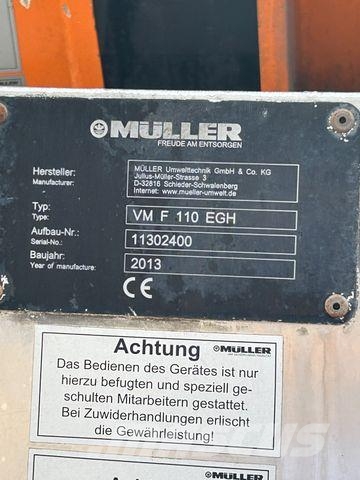 Mercedes-Benz 3344 Actros Saug-Druck Wagen Müller VMF 110EGH Vakuumski tovornjaki