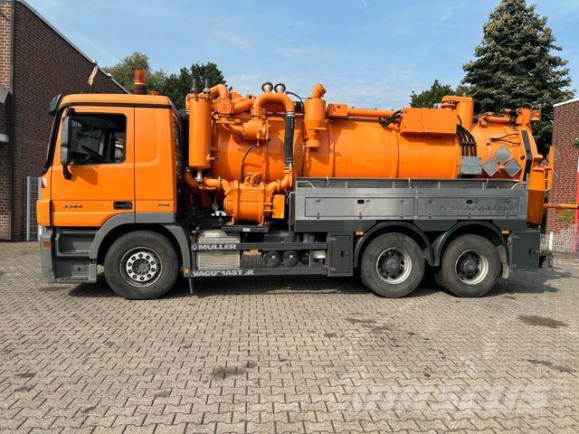 Mercedes-Benz 3344 Actros Saug-Druck Wagen Müller VMF 110EGH Vakuumski tovornjaki