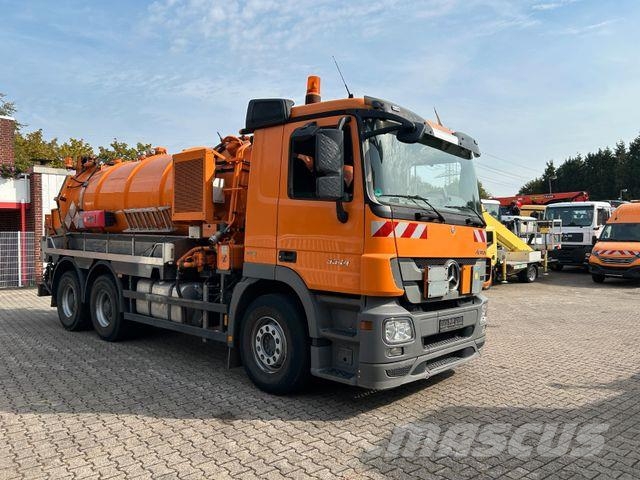Mercedes-Benz 3344 Actros Saug-Druck Wagen Müller VMF 110EGH Vakuumski tovornjaki