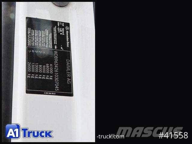 Mercedes-Benz 4163 SLT, Titan, Andockachse, Turbo Retarder Kup Çekiciler