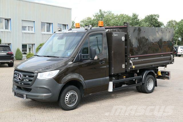 Mercedes-Benz 516 FG Sprinter, 3,to. AHK, Klima, Navi, 3. Sitz شاحنات قلابة