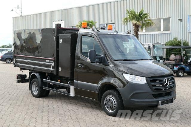 Mercedes-Benz 516 FG Sprinter, 3,to. AHK, Klima, Navi, 3. Sitz شاحنات قلابة