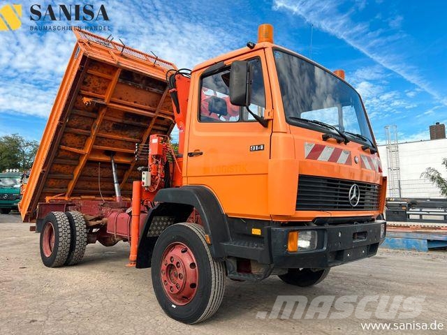 Mercedes-Benz 814/914/4x4/AK/Kran/Seilwinde/TÜV Kipper
