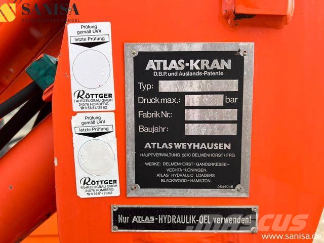 Mercedes-Benz 814/914/4x4/AK/Kran/Seilwinde/TÜV Kipper