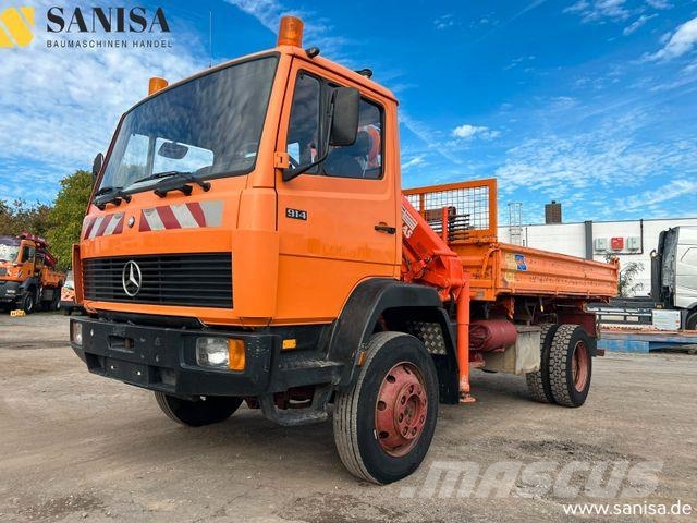 Mercedes-Benz 814/914/4x4/AK/Kran/Seilwinde/TÜV Kipper