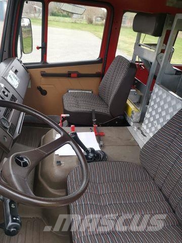 Mercedes-Benz 814F LF8/Feuerwehrlöschfahrzeug/Vorbaupume Box body