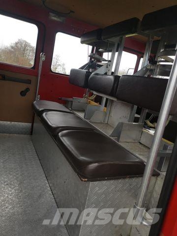 Mercedes-Benz 814F LF8/Feuerwehrlöschfahrzeug/Vorbaupume Box body