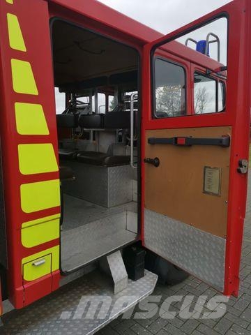 Mercedes-Benz 814F LF8/Feuerwehrlöschfahrzeug/Vorbaupume Box body