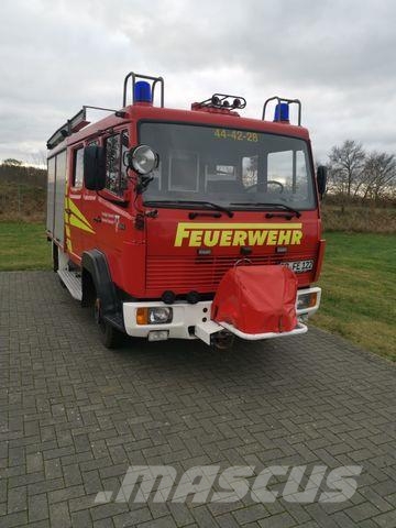 Mercedes-Benz 814F LF8/Feuerwehrlöschfahrzeug/Vorbaupume Box body