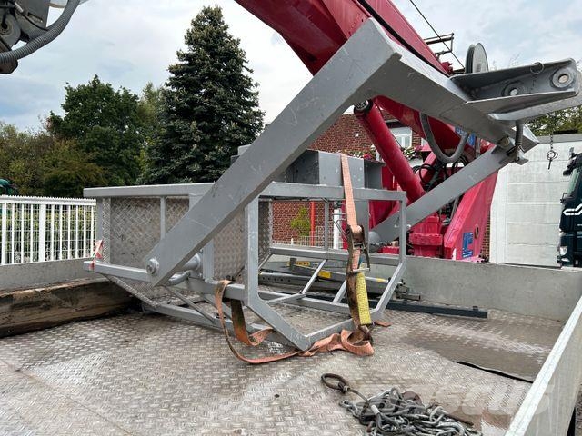 Mercedes-Benz 815 Dachdeckerkran Böcker 32 Meter + Seilwinde Kranwagen