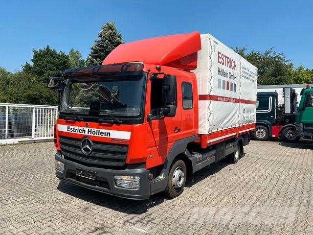 Mercedes-Benz 818 Atego mit Schlafkabine 5.2 Meter Pritsche L Camiones de caja de lona