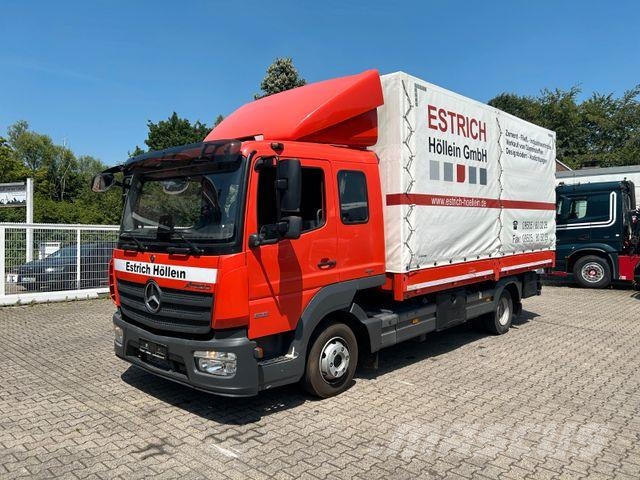 Mercedes-Benz 818 Atego mit Schlafkabine 5.2 Meter Pritsche L Camiones de caja de lona