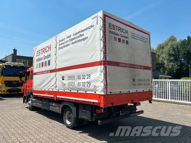 Mercedes-Benz 818 Atego mit Schlafkabine 5.2 Meter Pritsche L Camiones de caja de lona