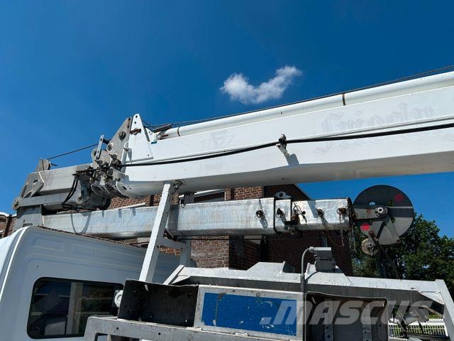 Mercedes-Benz 818 +Böcker AK 32-1200 Dachdeckerkran +Seilwinde Camiones grúa