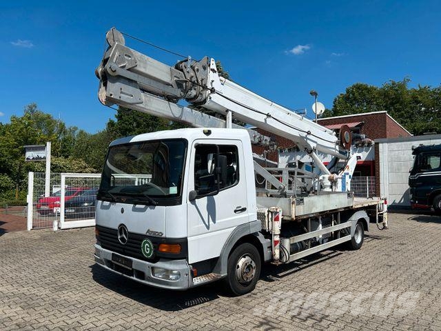 Mercedes-Benz 818 +Böcker AK 32-1200 Dachdeckerkran +Seilwinde Camiones grúa