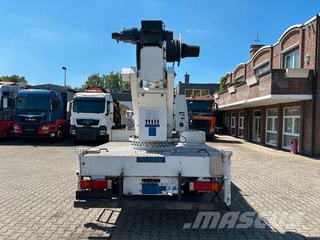Mercedes-Benz 818 +Böcker AK 32-1200 Dachdeckerkran +Seilwinde Camiones grúa