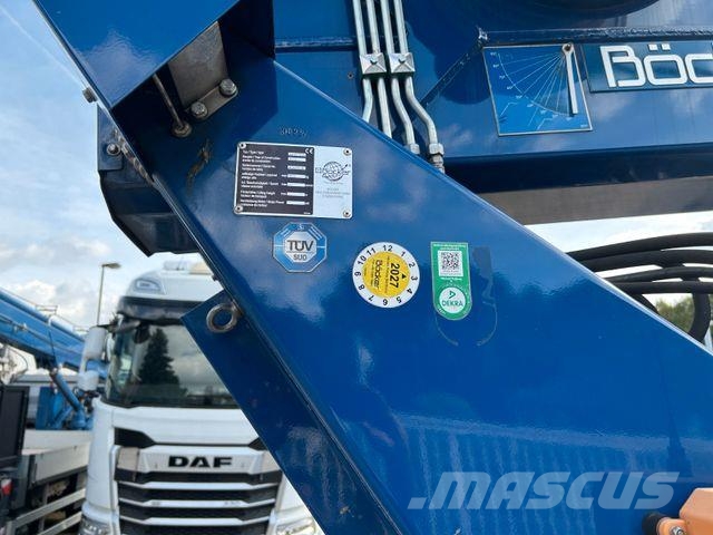 Mercedes-Benz 818Böcker Dachdeckerkran bis 32m AK32/1500+Winde Tovornjaki z žerjavom