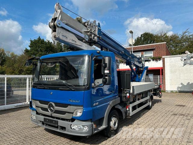 Mercedes-Benz 818Böcker Dachdeckerkran bis 32m AK32/1500+Winde Tovornjaki z žerjavom