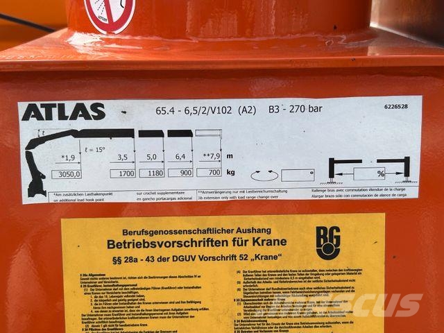 Mercedes-Benz 821 Meiller 2Skipper+Atlas 65.4 Kran Bj.2025 Kiper tovornjaki
