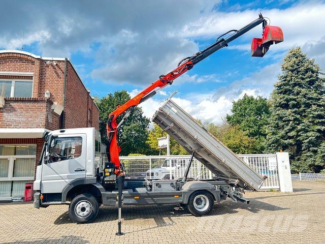 Mercedes-Benz 822 Atego MEILLER 3Skipper +PK7002 + Greifer Kipper