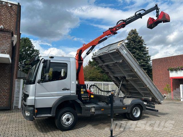 Mercedes-Benz 822 Atego MEILLER 3Skipper +PK7002 + Greifer Kipper