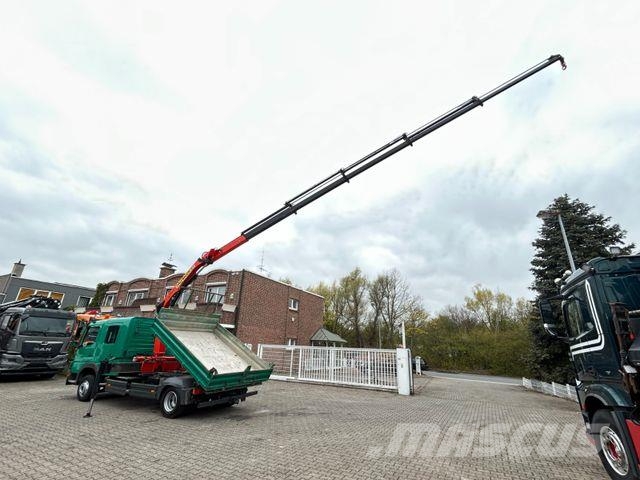 Mercedes-Benz 822 Atego Doppelkabine 3Skipper + PK 7501 Kran Camiones grúa