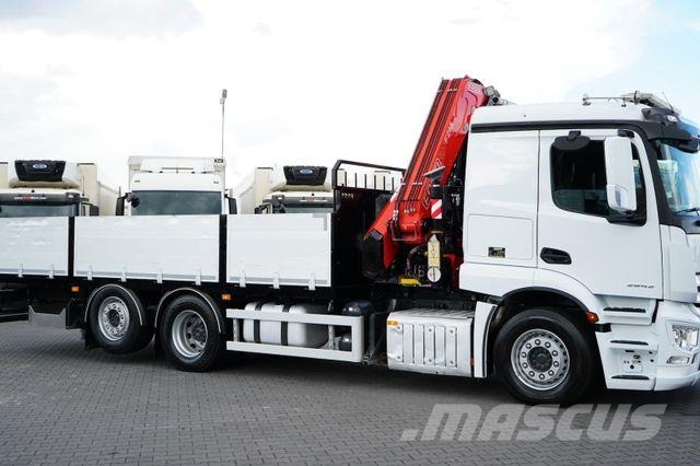 Mercedes-Benz ACTROS / 2543 / 6 X 2 / SKRZYNIOWY + HDS / FASSI Camiones grúa