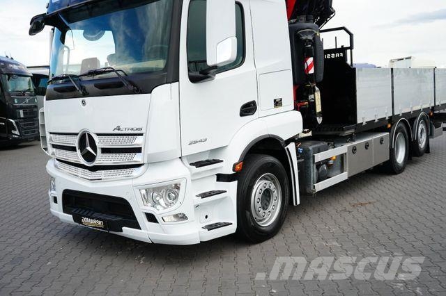 Mercedes-Benz ACTROS / 2543 / 6 X 2 / SKRZYNIOWY + HDS / FASSI Camiones grúa