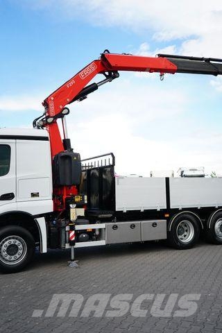 Mercedes-Benz ACTROS / 2543 / 6 X 2 / SKRZYNIOWY + HDS / FASSI Camiones grúa