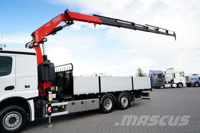 Mercedes-Benz ACTROS / 2543 / 6 X 2 / SKRZYNIOWY + HDS / FASSI Camiones grúa