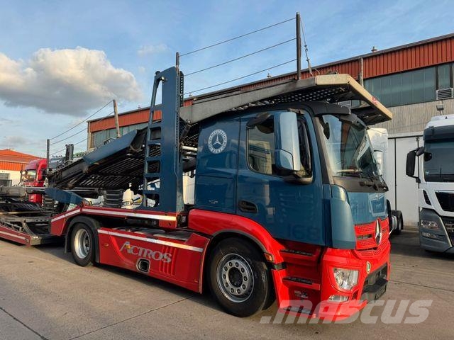 Mercedes-Benz ACTROS 1843 * AUTOTRANSPORTER*LOHR AUFBAU*LEDER* Νταλίκες μεταφοράς οχημάτων