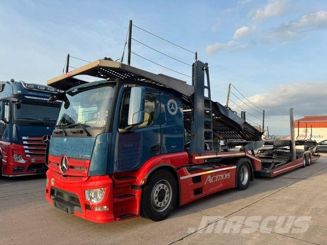 Mercedes-Benz ACTROS 1843 * AUTOTRANSPORTER*LOHR AUFBAU*LEDER* Νταλίκες μεταφοράς οχημάτων