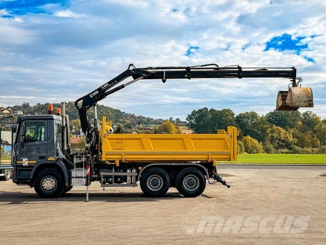 Mercedes-Benz ACTROS 2636* KIPPER 4,80 + KRAN / 6x4 Żurawie samochodowe