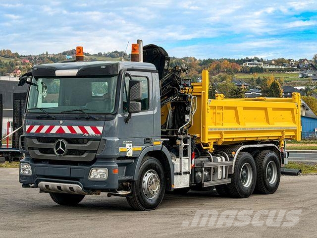 Mercedes-Benz ACTROS 2636* KIPPER 4,80 + KRAN / 6x4 Żurawie samochodowe