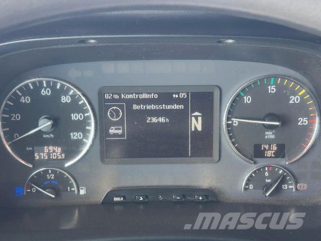 Mercedes-Benz Actros 2655 K 6x4 BB MEILLER Dsk Bordmatik Φορτηγά Ανατροπή