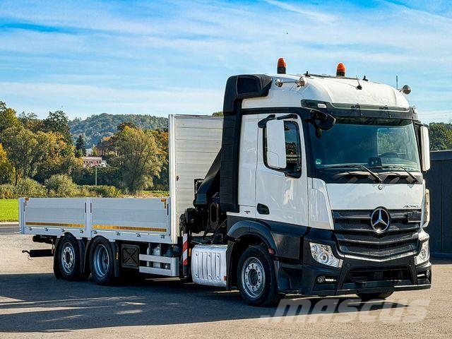 Mercedes-Benz ACTROS 2645 Pritsche 6,15 m + HIAB 211 EP-5 FUNK Автокрани