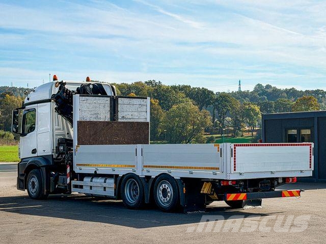 Mercedes-Benz ACTROS 2645 Pritsche 6,15 m + HIAB 211 EP-5 FUNK Автокрани