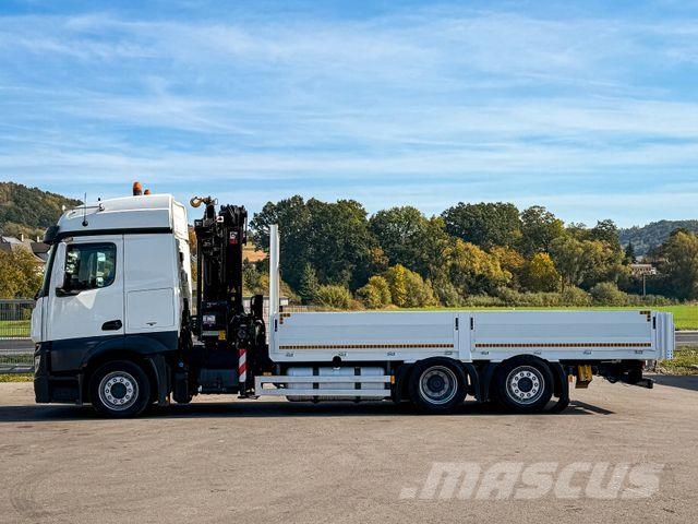 Mercedes-Benz ACTROS 2645 Pritsche 6,15 m + HIAB 211 EP-5 FUNK Автокрани