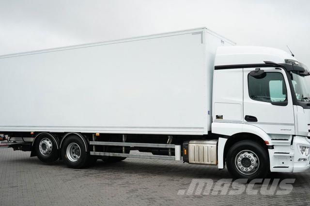 Mercedes-Benz ACTROS / 2543 / E 6 / MP 5 / KONTENER + WINDA / Фургони