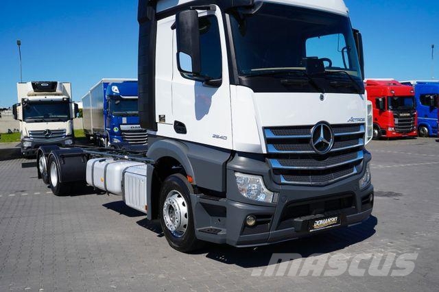 Mercedes-Benz ACTROS / 2540 / ACC / EURO 6 / PODWOZIE DO ZABUD Chassis met cabine
