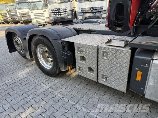 Mercedes-Benz Actros MP5 2551 6X2 Kran Fassi F185 Vlakke laadvloer met kraan