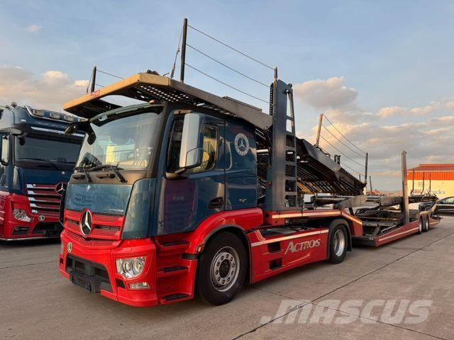 Mercedes-Benz ACTROS 1843 * AUTOTRANSPORTER*LOHR AUFBAU*LEDER* Νταλίκες μεταφοράς οχημάτων