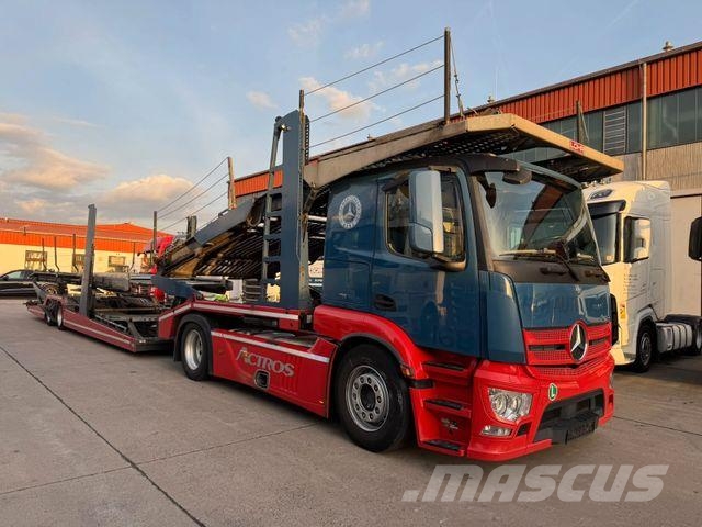 Mercedes-Benz ACTROS 1843 * AUTOTRANSPORTER*LOHR AUFBAU*LEDER* Νταλίκες μεταφοράς οχημάτων